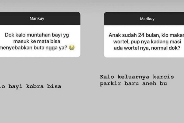 10 Jawaban Kocak Dokter Anak Tanggapi Pertanyaan Netizen, Sabar Ya