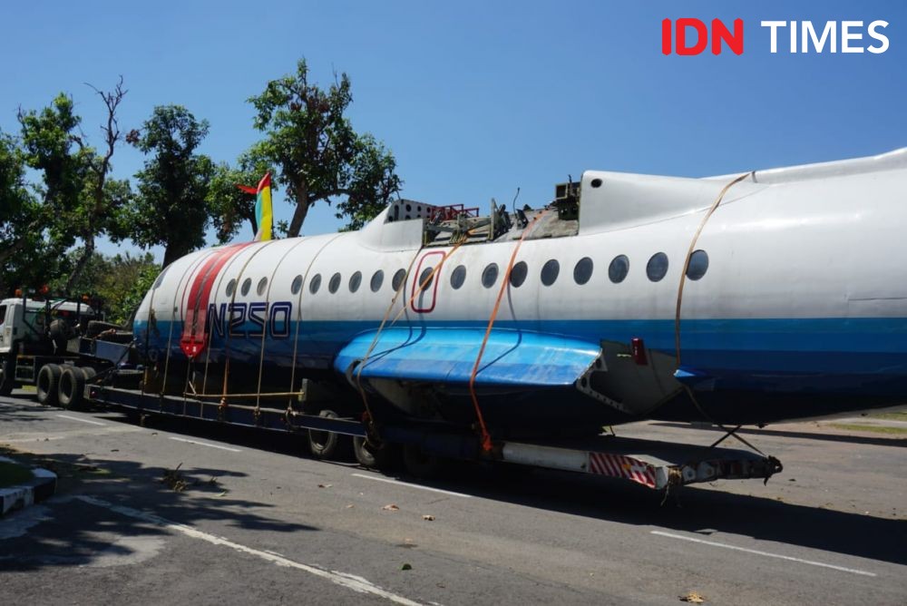 Tiba di Yogyakarta, Besok Pesawat N250 Gatotkaca Mulai Dirakit 
