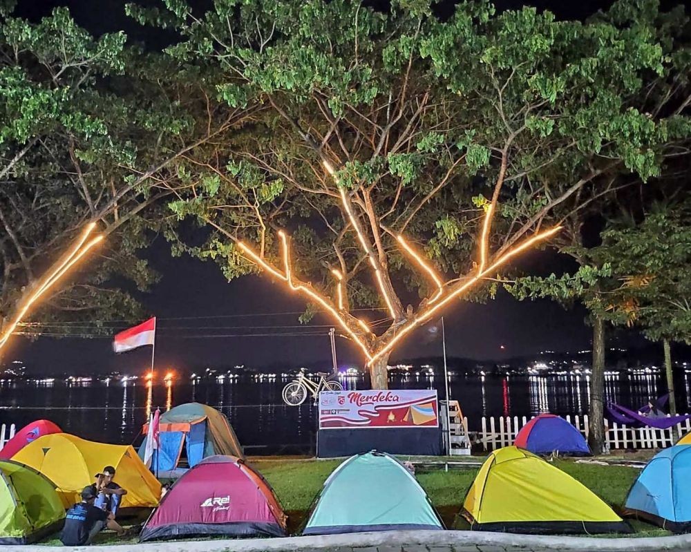 Taman Lampion Mahakam, Wisata Unik di Samarinda pada Malam Hari