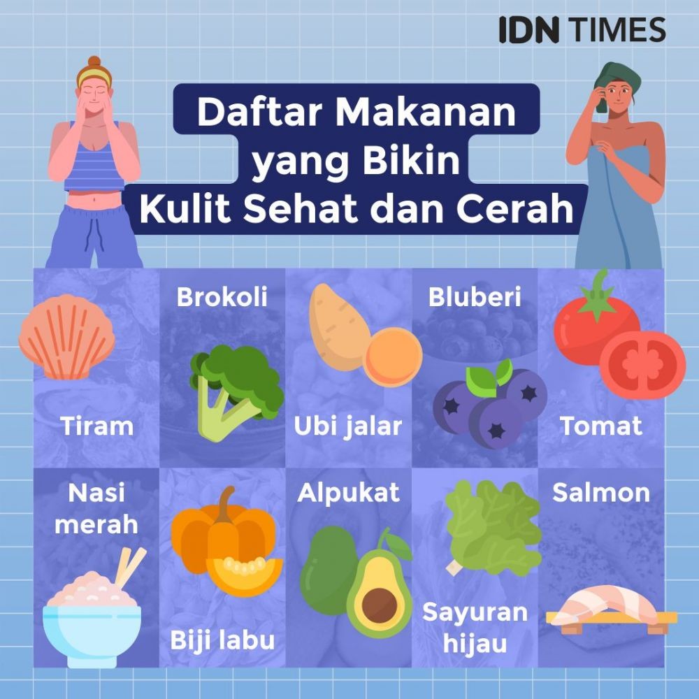 Rahasia Awet Muda: 7 Makanan Ajaib untuk Kulit Sehat dan Bercahaya!