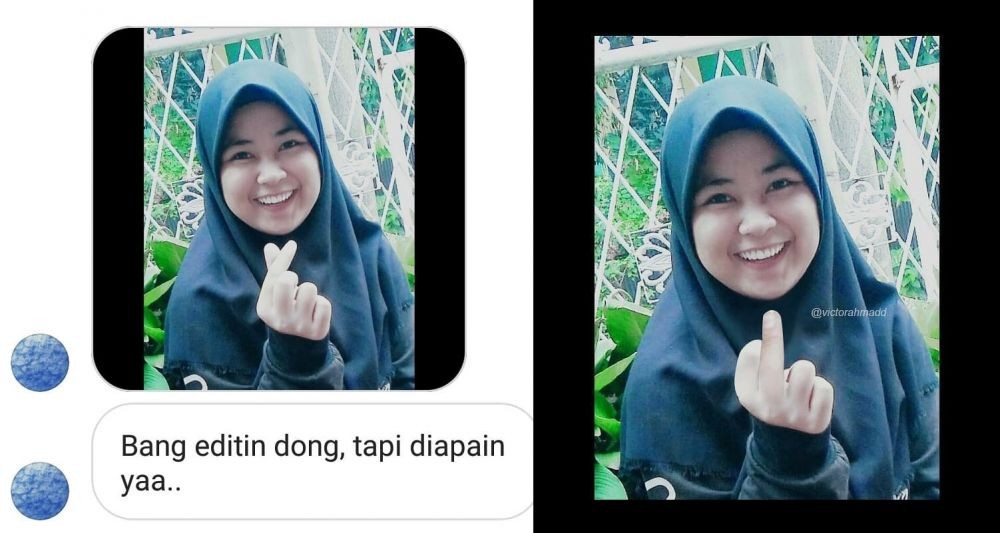 10 Momen Netizen Pasrah Foto Minta Diedit, Hasilnya Auto Ngakak