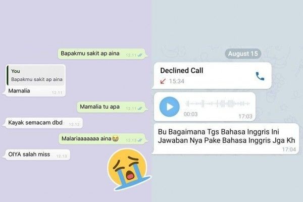 15 Chat Kocak Murid Masa Sekolah Online, Bikin Guru Gregetan