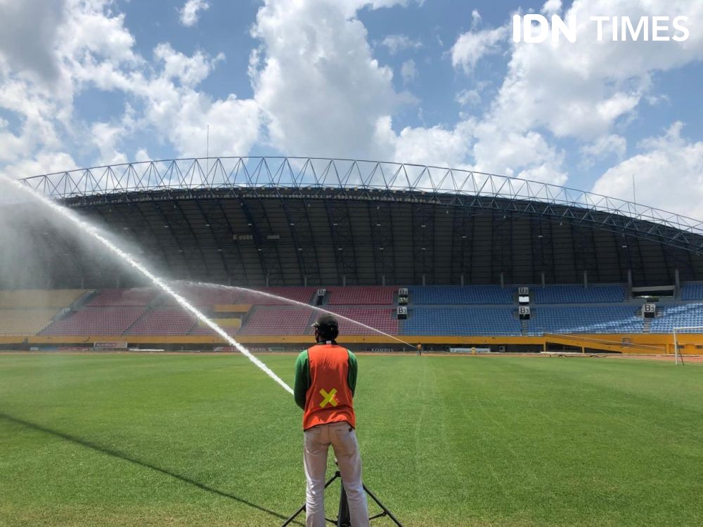 Jelang Kunjungan FIFA, Renovasi Gelora Sriwijaya Baru 75 Persen