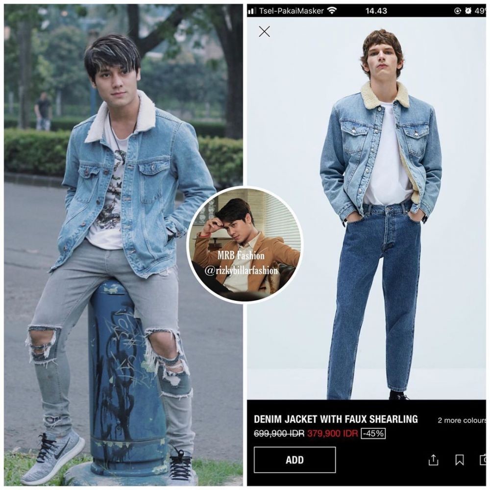 jaket jeans balenciaga original