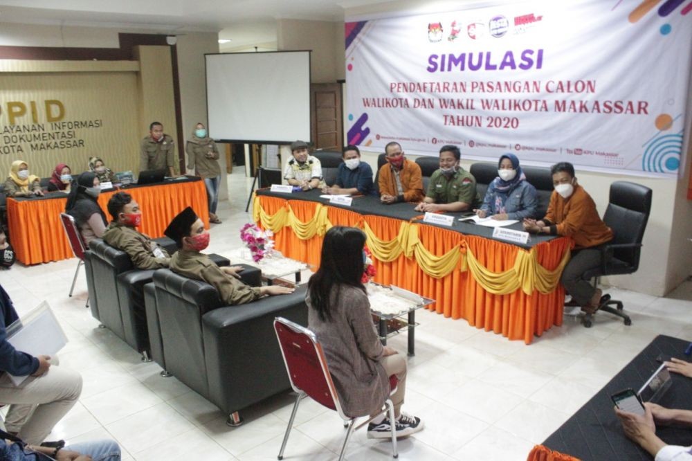 Pilkada Makassar, 3 Pasang Kandidat Mendaftar di Hari Pertama