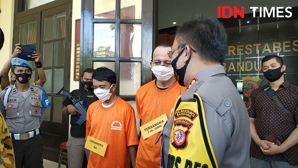 Usai Ditangkap, Jamal Preman Pensiun Drop di Ruhan Polrestabes Bandung