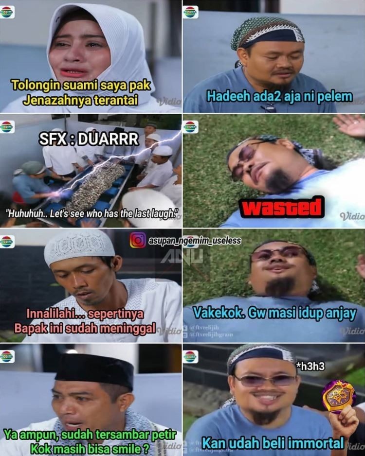 10 Meme Kocak Adegan Minta Tolong Di Sinetron Azab Bikin Tepuk Jidat