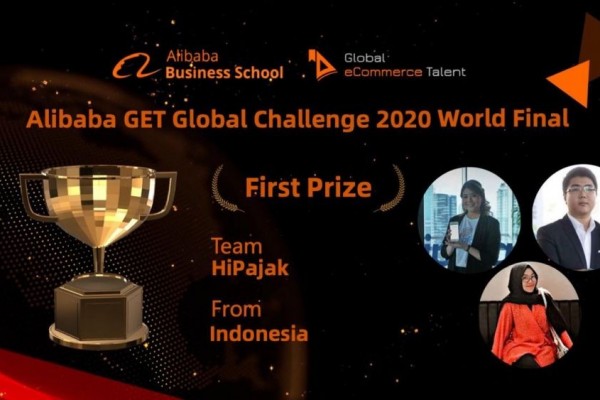 HiPajak Sabet Juara Kompetisi Millennial Alibaba Global GET Challenge