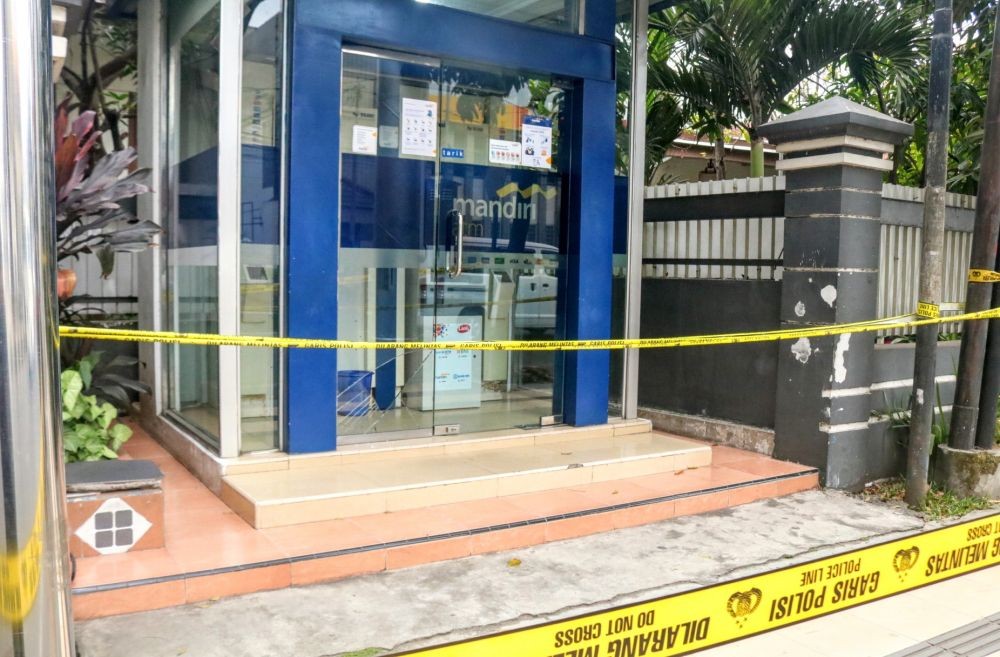 Gerai ATM Bank Mandiri Ditembak, Polresta Malang Kota Buru Dua Pelaku