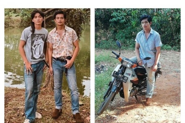 Perankan Ustaz Kemed Muda, 10 Potret Jadul Randy Martin Ini Cool Abis