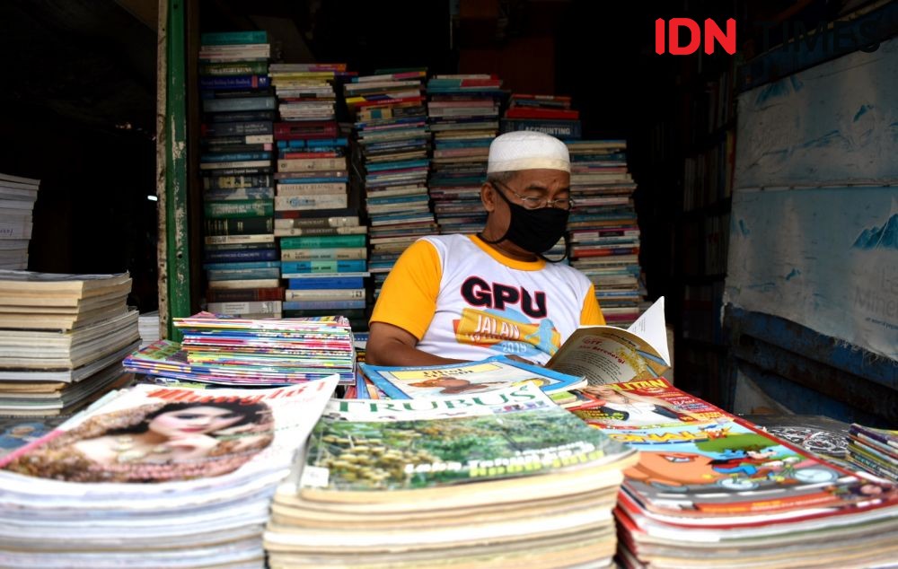 [FOTO] Geliat Pasar Buku Palasari yang Redup di Tengah Pandemik