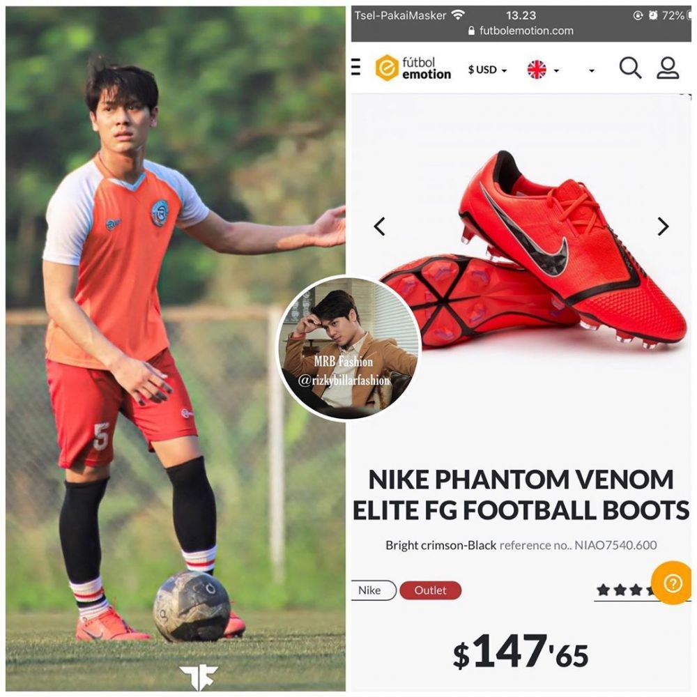 Bukan Kaleng-kaleng! 10 Harga Sepatu Rizky Billar Bikin Kantong Bokek