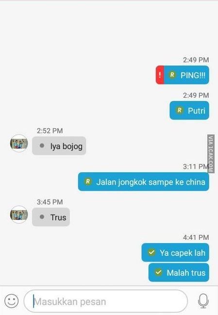 10 Chat Pakai Pantun Ini Endingnya Ngeselin Auto Bilang Cakep