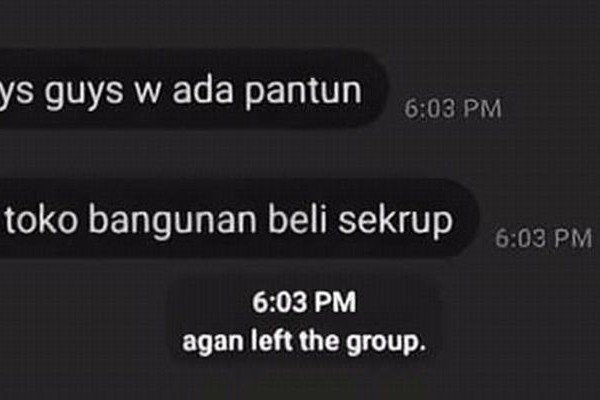10 Chat Pakai Pantun Ini Endingnya Ngeselin, Auto Bilang Cakep!
