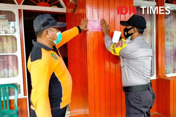 Rumah Pasien Isolasi Mandiri di Palu akan Ditempel Stiker COVID-19