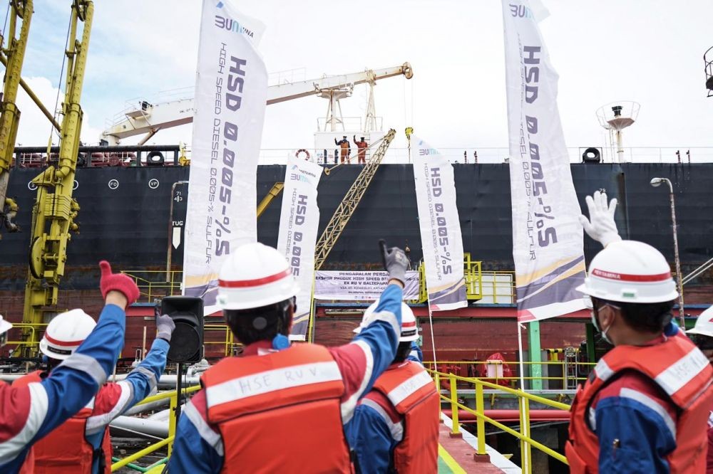 Pertamina Sukses Ekspor Bahan Bakar Mesin Diesel Baru Senilai USD 9,5 Juta