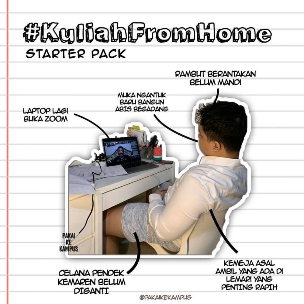 Bikin Ngakak, 10 Potret Outfit Mahasiswa ke Kampus Ini Gak Biasanya