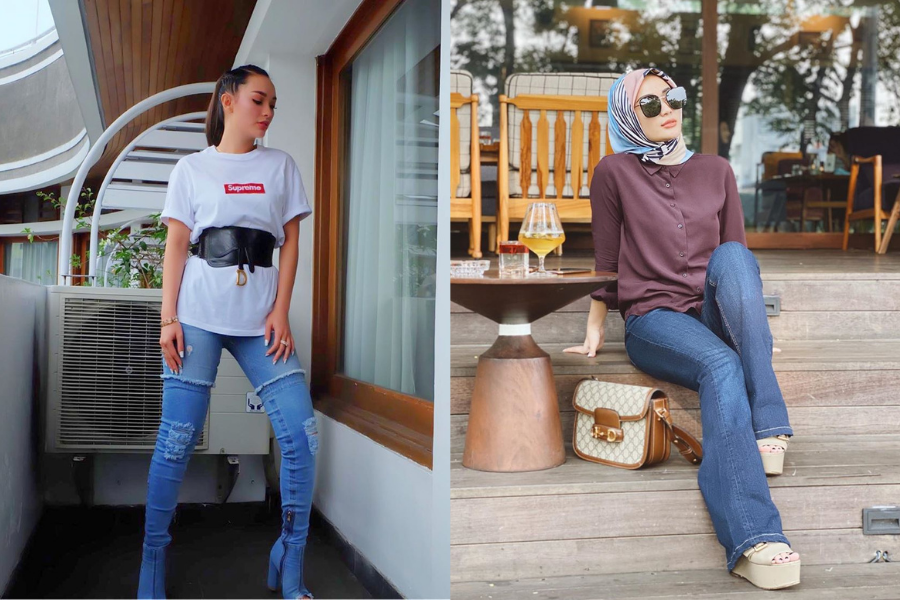 10 Adu Gaya Zaskia Gotik Vs Imel Putri Cahyati, Kamu Pilih Siapa?