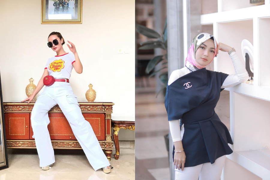 10 Adu Gaya Zaskia Gotik Vs Imel Putri Cahyati, Kamu Pilih Siapa?
