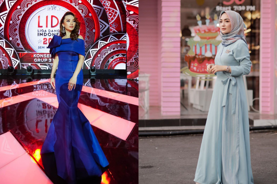10 Adu Gaya Zaskia Gotik Vs Imel Putri Cahyati, Kamu Pilih Siapa?