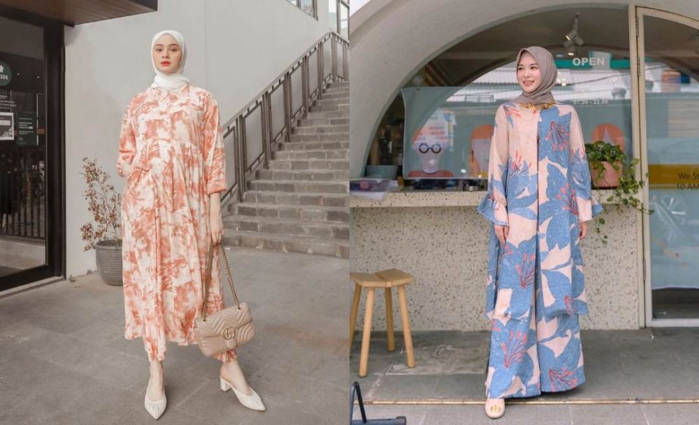 Sederhana dalam Berhijab, 10 Adu Gaya Ayana Moon Vs Sabrina Sosiawan