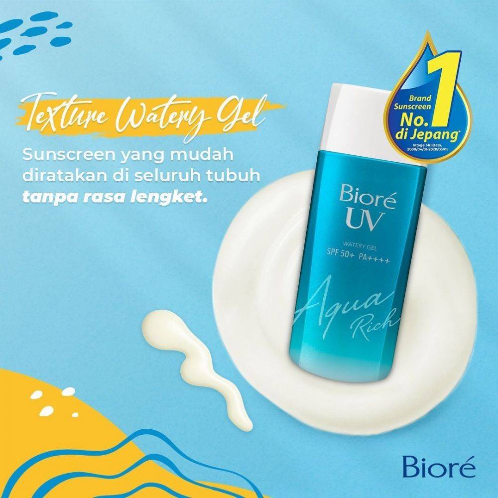 sunscreen yang berbentuk gel