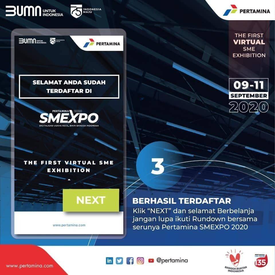 Pertamina SMEXPO 2020 Jadi Terobosan Penting Agar UMKM Dapat Bertahan