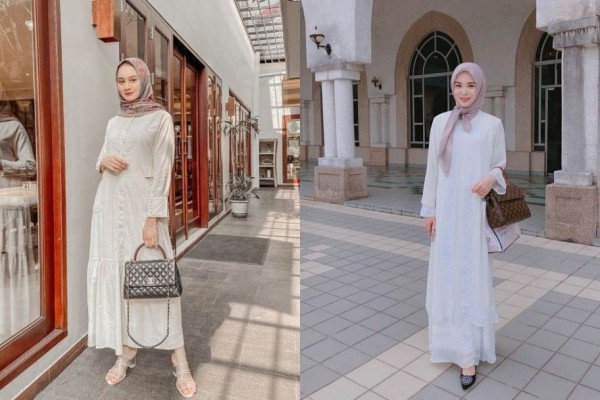 Sederhana dalam Berhijab, 10 Adu Gaya Ayana Moon Vs Sabrina Sosiawan