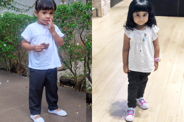 Bak Anak Kembar, 9 Adu Gaya Shakila Vs Cut Hawwa yang Imut Banget