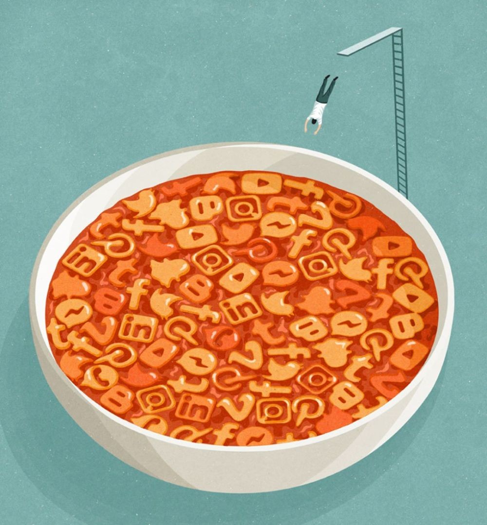 Bikin Ngeri, 10 Ilustrasi Ini Singgung Kejamnya Media Sosial buat Kita