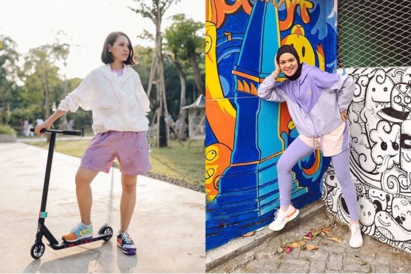 Punya Gaya Serupa, Tengok 10 Adu OOTD Andien Aisyah Vs Tantri Namirah