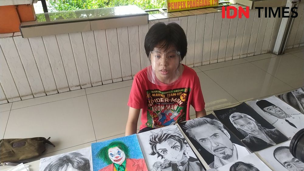 Cerita Benedict Pelukis Wajah Jokowi dan Najwa Shihab Berusia 14 Tahun