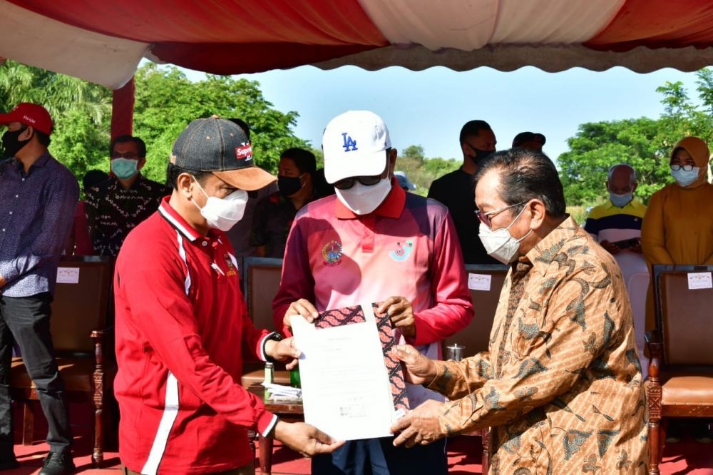 Pengusaha Top Hibahkan Lahan untuk Pelebaran Jalan Metro Tanjung Makassar 