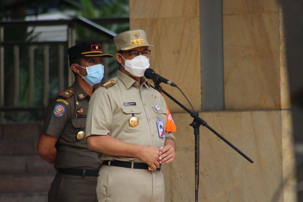 Hari Pertama PSBB, Kondisi Lalu Lintas Di Jakarta Masih Padat