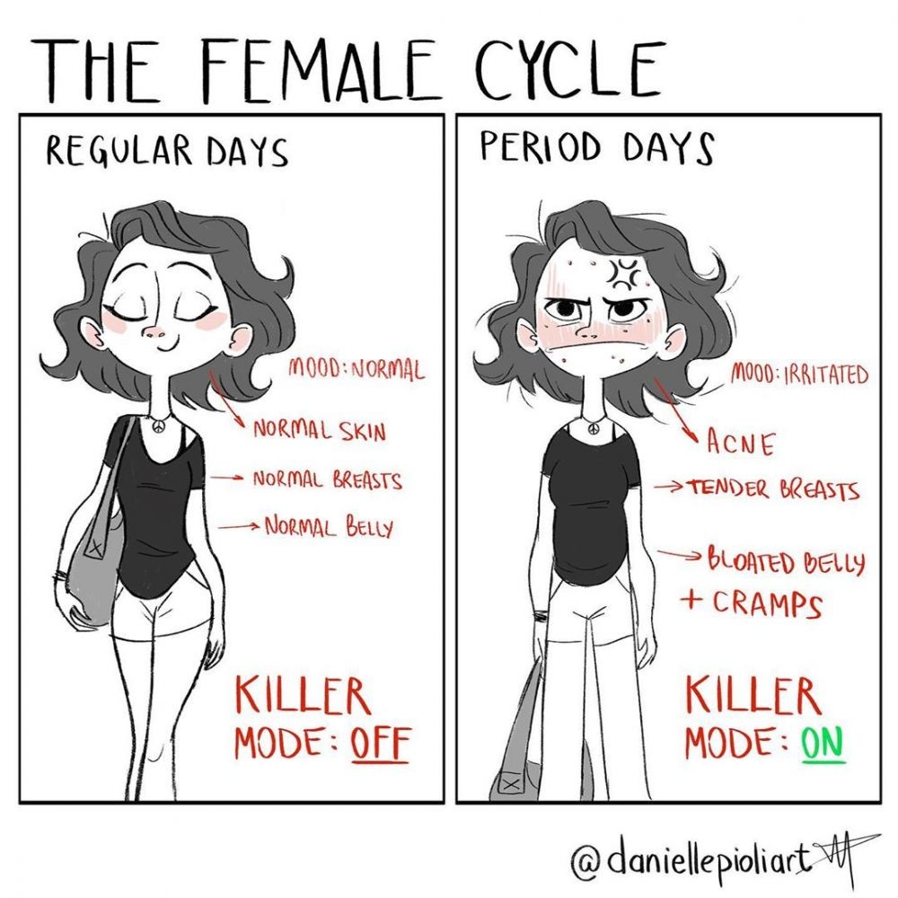 10 Ilustrasi Kocak Derita Perempuan, Kamu Juga Mengalaminya?