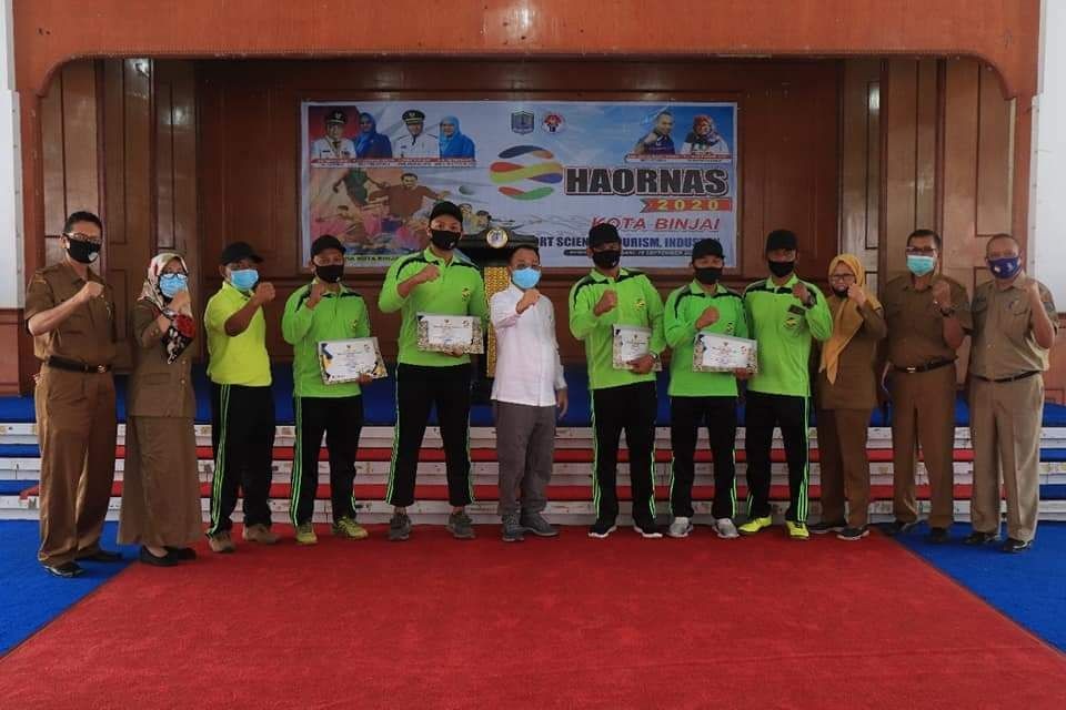 Haornas ke-37 di Binjai, 58 Insan Olahraga Terima Tali Asih