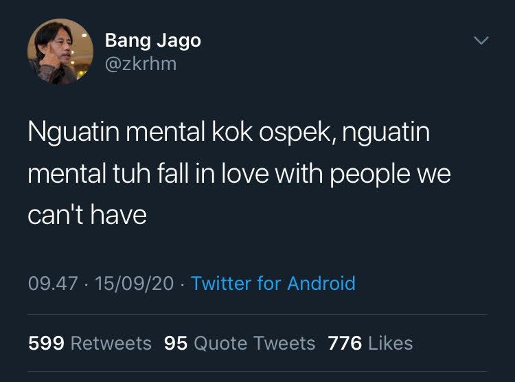 15 Cuitan Melatih Mental Versi Netizen, Geregetnya Bikin Ngakak!