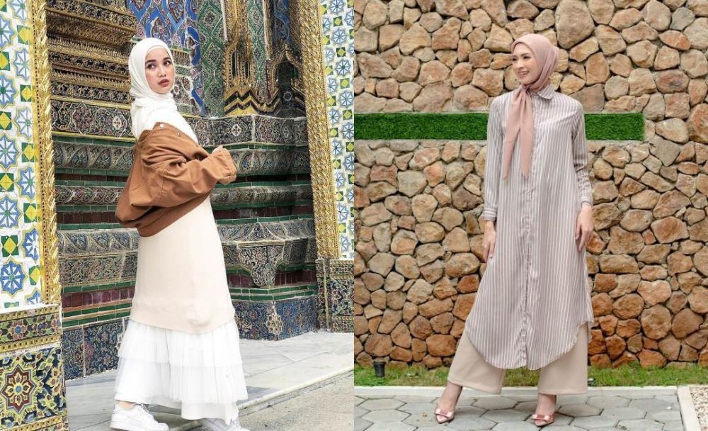 Style Hijabnya Menawan, 10 Adu Gaya Donita Vs Chacha Fredericka