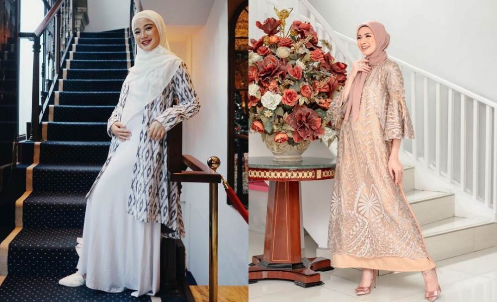 Style Hijabnya Menawan, 10 Adu Gaya Donita Vs Chacha Fredericka