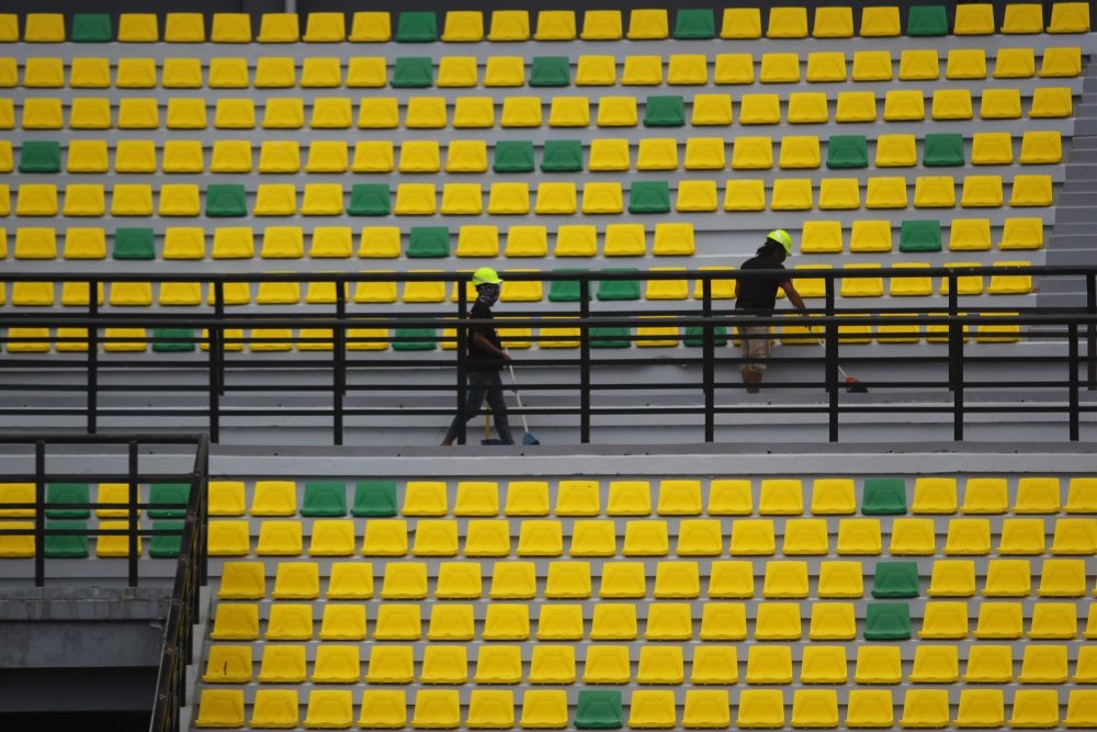 Piala Dunia Masih 2 Tahun Lagi, Penerangan Stadion GBT Sudah Siap