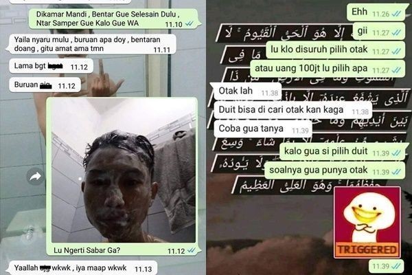 Ngeselin Abis! 10 Chat Dikerjain Teman Bikin Naik Darah