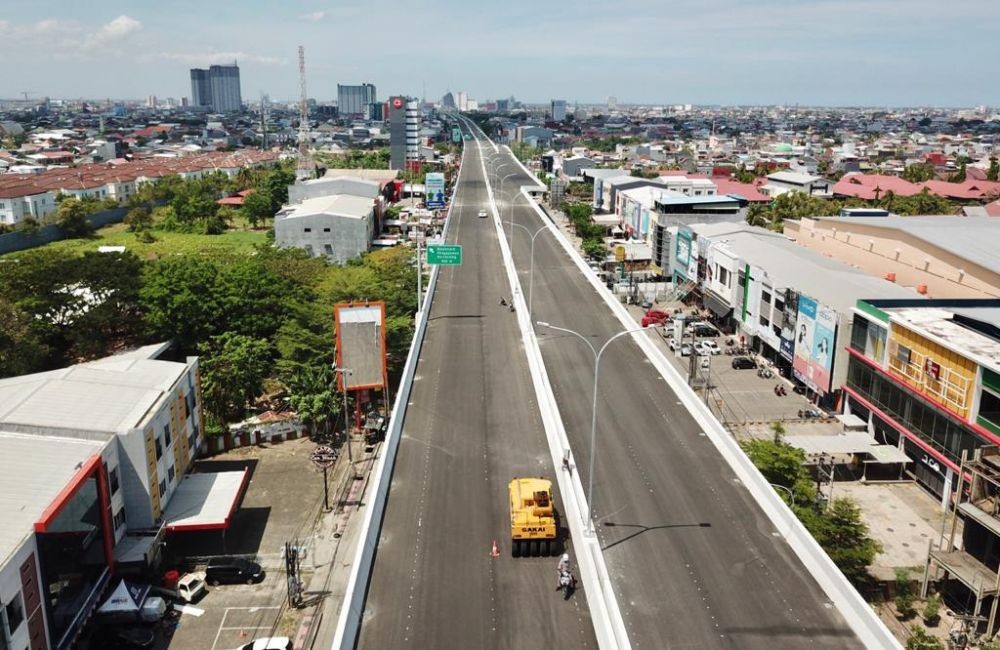 Tol Layang Pettarani Makassar Hampir Rampung, Tersisa Pengerjaan Minor