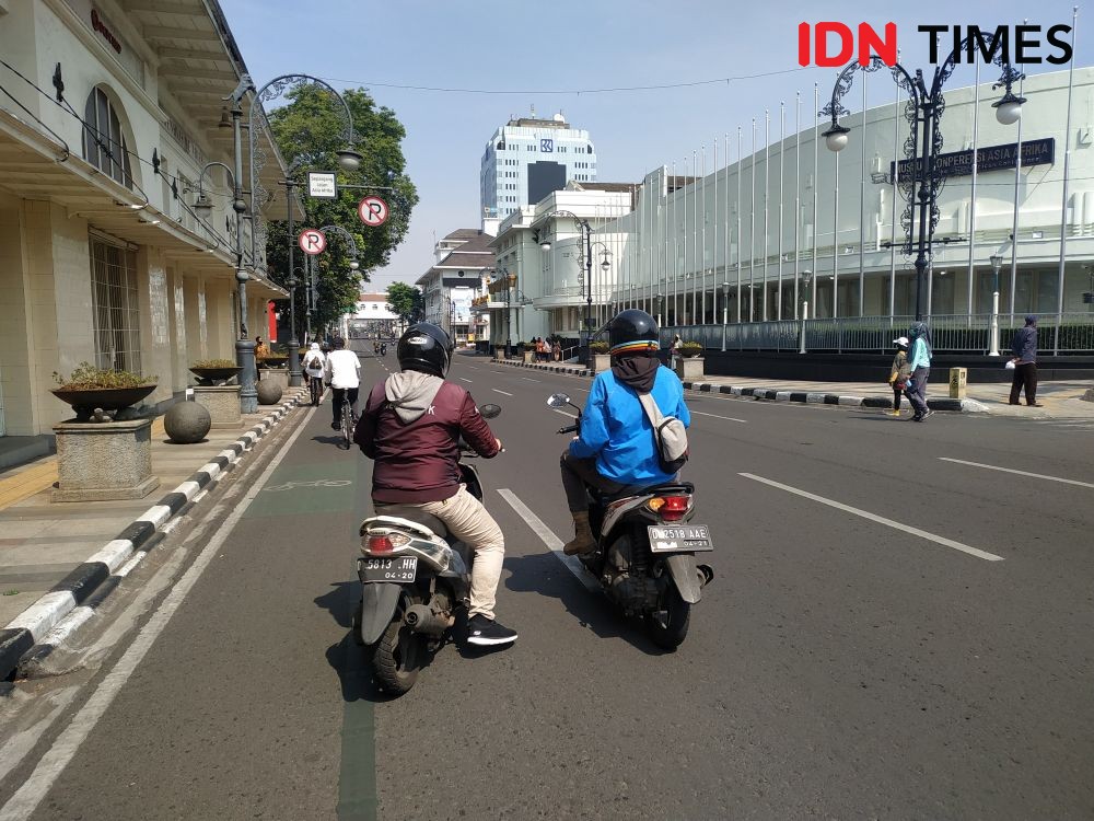 Buka Tutup Jalan di Kota Bandung Diterapkan Sehari Tiga Kali