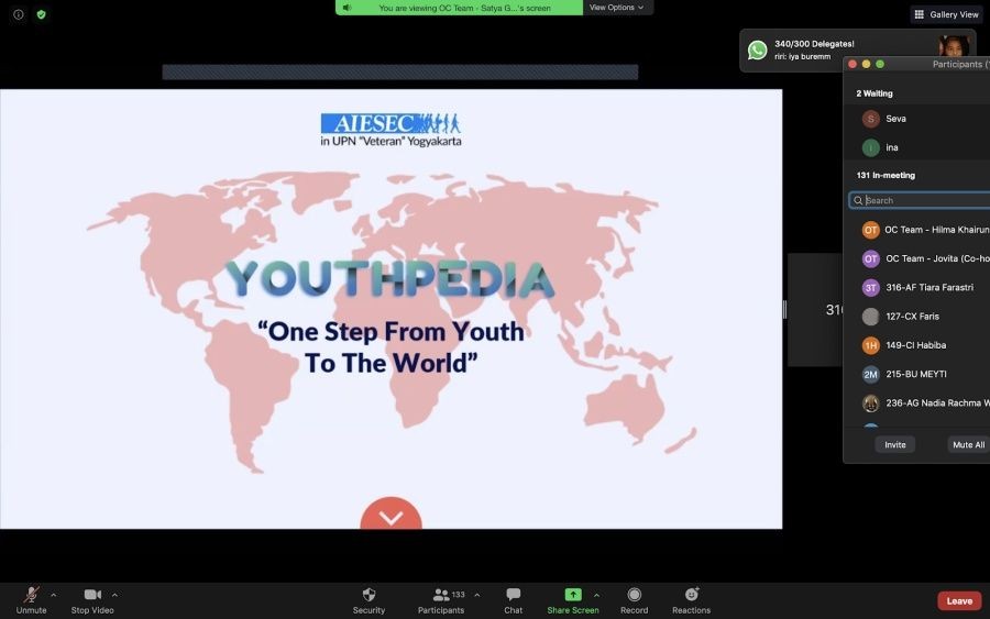 AIESEC in UPNYV Ajak Pemuda Lebih Siap Berkarier di Kancah Global