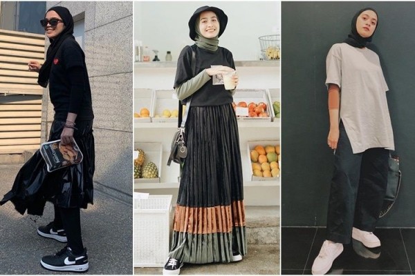 5 Tips Tampil Modis Padukan T-Shirt dengan Hijab, Dijamin Tampak Beda!