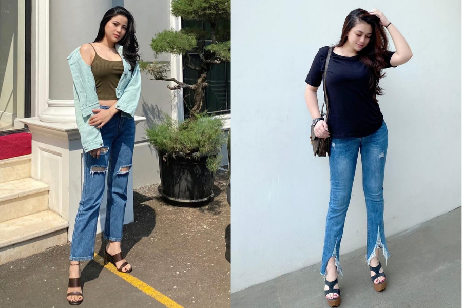 Adik-Kakak Modis! 10 Adu Gaya Marissa Brigitta Vs Celine Evangelista