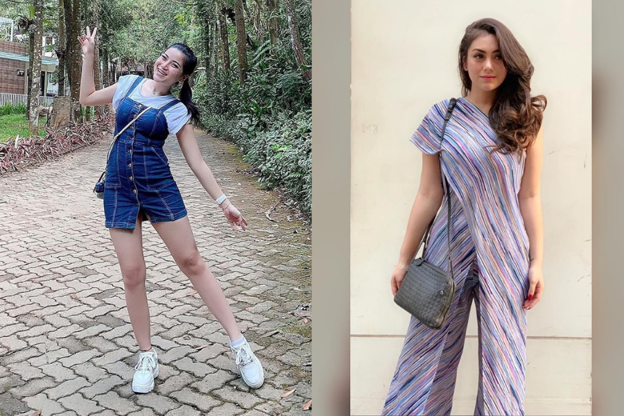 Adik-Kakak Modis! 10 Adu Gaya Marissa Brigitta Vs Celine Evangelista