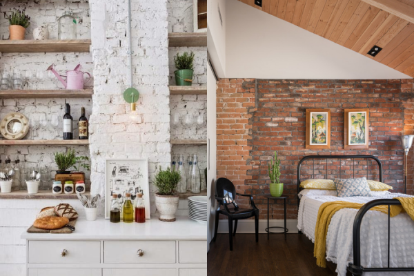 10 Inspirasi Ruangan dengan Bata Ekspos Khas Industrial, Estetis!
