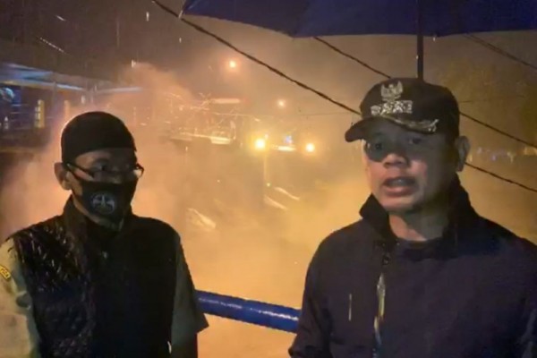 Katulampa Siaga I, Wali Kota Bima Arya Telepon Anies Peringatkan DKI