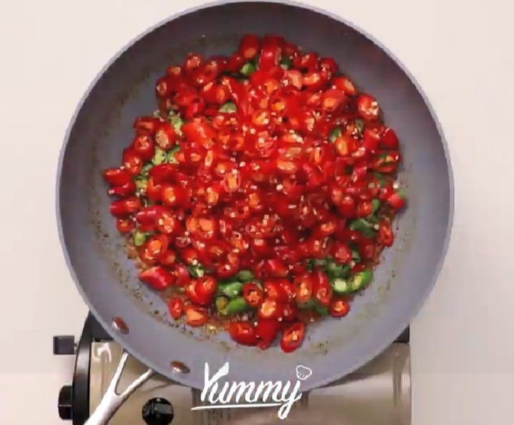 Resep dan Cara Bikin Tumis Mercon Cumi Asin Petai ala Yummy App